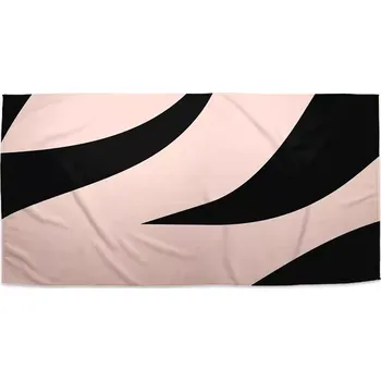 Ručník Sablio Ručník Růžový vzor zebry - 70x140 cm