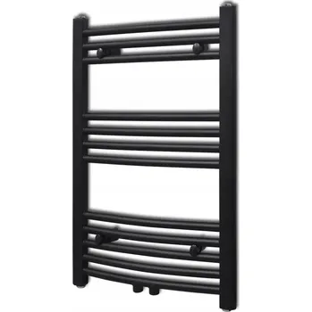 Radiátor Koupelnový radiátor vodní 1 W 12 x 764 mm černý