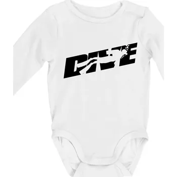 Dive potápěč - Body kojenecké s dlouhým rukávem - Dlouhý r. do 3 měs ( Bílá )