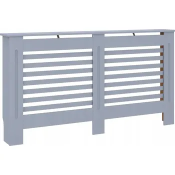 Obraz Kryt na radiátor MDF deska 1 x 1 cm šedý