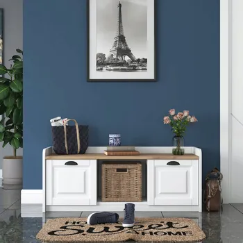 Botník Botník MOB 120 x 45 x 40 cm bílý