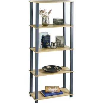 Knihovna Police MDF deska Kesper 60 x 29 cm odstíny hnědé