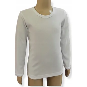 Chlapecké tričko Dartomik dětské tričko s dlouhým rukávem bavlna bílé velikost 146