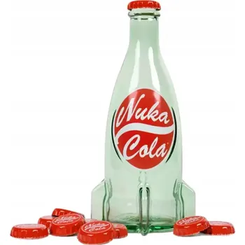 Láhev Fallout Nuka-Cola skleněná láhev a uzávěry