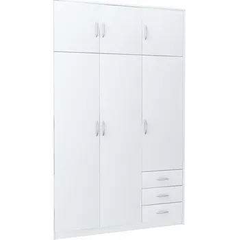 Šatní skříň Skříň Matkam JULIA 127,1 x 193 x 55 cm bílá