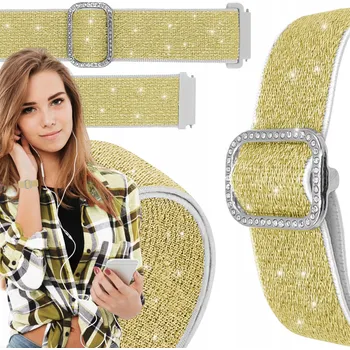 Řemínek na hodinky Řemínek ChronSmarta pro Garmin 20mm zlatý