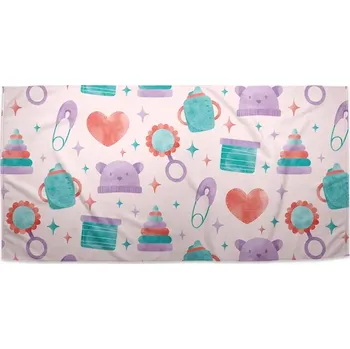 Ručník Sablio Ručník Chrastítko a čepičky - 70x140 cm