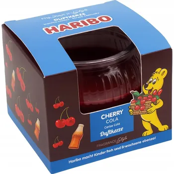 Svíčka Parafínová vonná svíčka cherry cola Haribo 1 ks