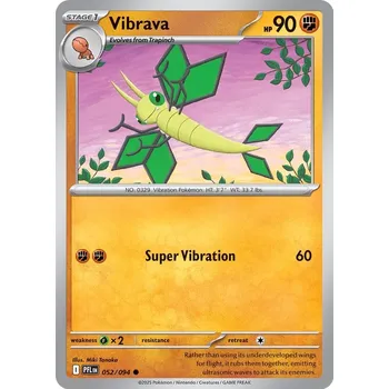 Volný čas Pokémon PFL 052/094 Vibrava - Phantasmal Flames Stav: Near Mint, Verze: NORMAL