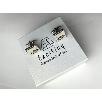 Manžetový knoflíček Manžetové knoflíčky EXC Hory Tatry Sudety Karpaty pro Záchranáře Horské služby - GOPR Kvadra