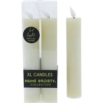 Svíčka Stolní svíčky krémové XL LED krémová