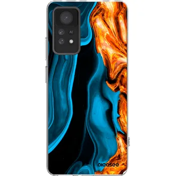 Pouzdro na mobilní telefon Picasee silikonový průhledný obal pro Xiaomi Redmi Note 11 Pro 5G - Gold blue