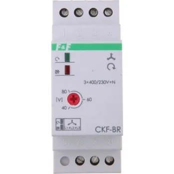 Bezpečnostní kamera F&F senzor pořadí a výpadku fází CKF-BR