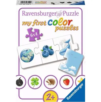 Puzzle Ravensburger moje první puzzle – naučme se barvy (6×4 dílky)