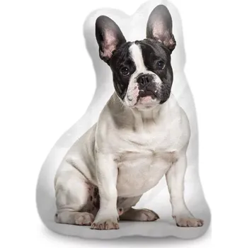 Polštář Sablio 3D polštář ve tvaru francouzský buldoček