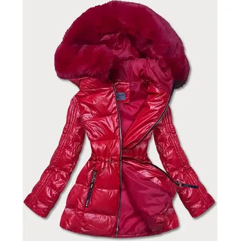 Dámská cargo bunda Dámská červená metalická bunda, odstíny červené XL (42) i392_20677-53