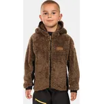 Dětská fleecová mikina KILPI Norka hnědá Velikost: 158