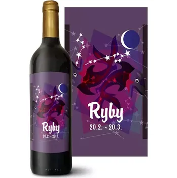 Víno Sablio Červené víno Ryby: 0,75 l