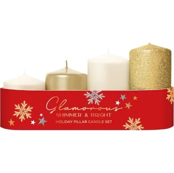 Svíčka Tradiční parafínová svíčka Bartek Candles 4 ks