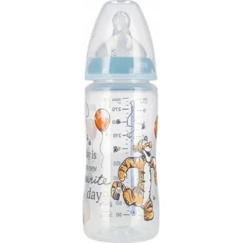 Kojenecká láhev Láhev s ukazatelem teploty NUK First Choice+ medvídek Pú