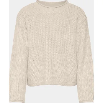 Dámský svetr Vero Moda Girl dětský svetr béžový akryl velikost 134