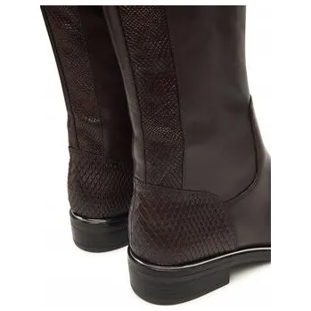 Dámská obuv Caprice hnědé kozačky Kania, kožené, pohodlné, nízké [25525-45-329] vel. 37,5