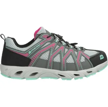 Dámská obuv Dámská outdoorová obuv ALPINE PRO ARVO 41 Šedá, Černá, Tyrkysová, Růžová