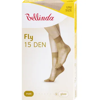 Dámské punčochy Bellinda punčochové ponožky Fly, hladké tělové, 1 pár