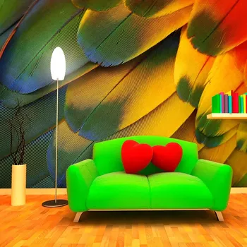 Tapeta Sablio Tapeta Barevné peří - 125x75 cm