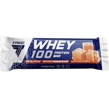 Protein Trec Whey 100 proteinová tyčinka 40g s příchutí slaného karamelu