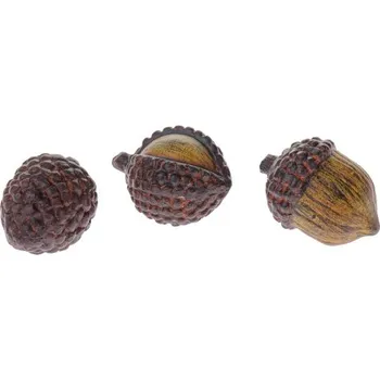 Vánoční dekorace Casa de Engel Keramické žaludy v krabičce - sada 3ks