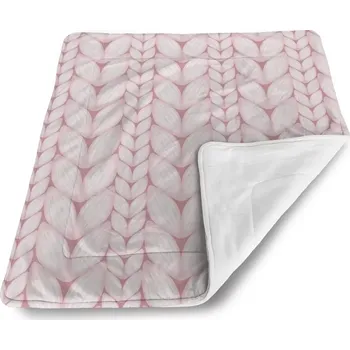 deka Sablio Deka pro miminko Starorůžové pletení - 80x100 cm