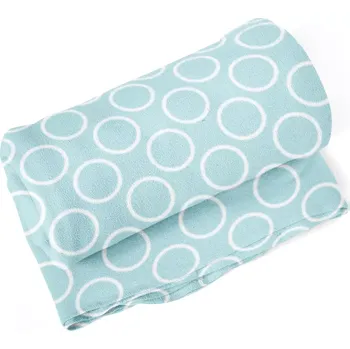 deka Sablio Deka Bílé kruhy - 150x120 cm