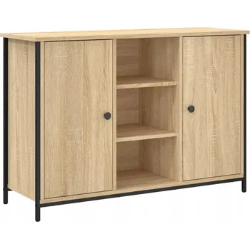 Knihovna Stojací vitrína G07V dub sonoma 7 x 7 x 7 cm