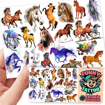 Odstranitelné tetování Filmová a herní nálepka na tetování Dětské vodní tetování Omyvatelné k narozeninám Dárek Dočasný dárek pro děti Originální opakovaně použitelné Spousta Vzorů