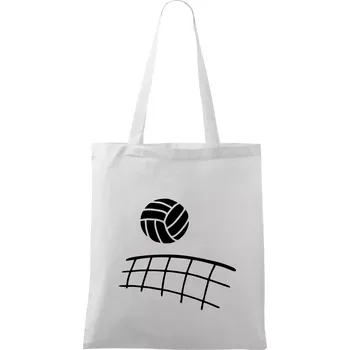 Volejbalová síť - Taška bavlněná - 42 x 38 cm ( Bílá )