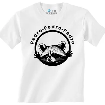 Chlapecké tričko Dětské tričko Mýval Pedro Pedro Pedro (Velikost: 3-4, Barva: Bílá)