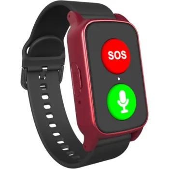 Lokátor GPS SOS náramek pro seniory Pflegeruf Elegant SQ760E černé/bordó