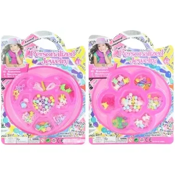 Dětské navlékací korálky Korálky na kartě