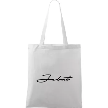 Nákupní taška Jebat - Taška bavlněná - 42 x 38 cm ( Bílá )