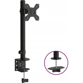 Držák monitoru Nastavitelný Stojan na Monitor, Černý, Ocel, VESA 75x75/100x100, Výška 40 cm