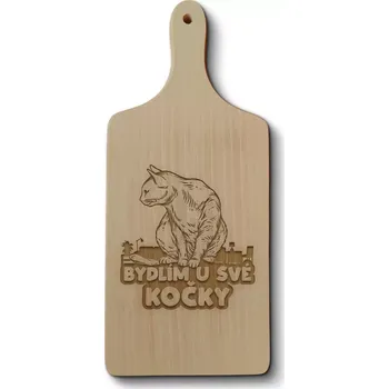 Kuchyňské prkénko Sablio Prkénko Bydlím u své kočky