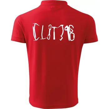 Pánská košile Climb equipment - Polokošile pánská Pique Polo 203 - 4XL ( Červená )