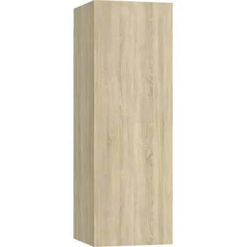 Televizní stolek Nástěnná TV skříňka, dub sonoma, 30,5 x 30 x 90 cm