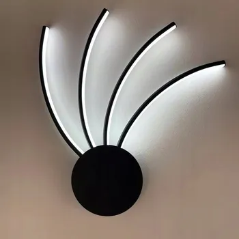 Nástěnné svítidlo Černé moderní LED nástěnné svítidlo 11W DIOGO 2200014-BK Zuma Line