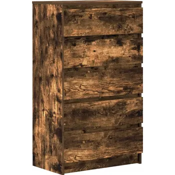 Komoda Komoda s 5 zásuvkami, materiál dřevotříska, kouřový dub