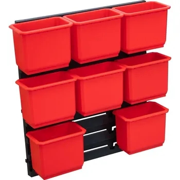 QBRICK PATROL Boxy QBRICK® Organizer náhradný, ONE200, Organizer XL, TWO 9 dielna sada, na stenu
