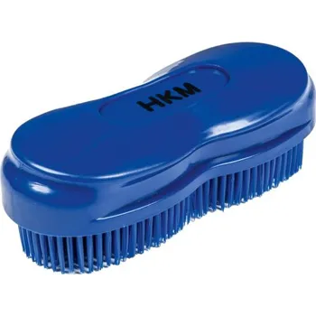 Čištění pro koně Kartáč Wonder Brush HKM, tm. modrá