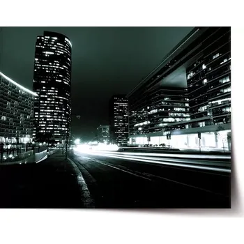 Plakát Sablio Plakát Noční ulice - 60x40 cm