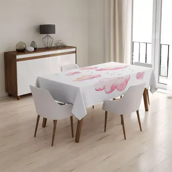 ubrus Sablio Ubrus Růžové mraky - 90x90 cm